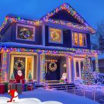 600 LED Solar Christmas Lights with Music Sync