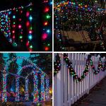 Colorful Solar Christmas String Lights with Music Sync