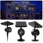 Solar Christmas Lights with Music Projection