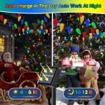Solar Strawberry String Lights - 50LED Multicolor