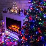 4pk Solar Christmas Lights with Music Sync