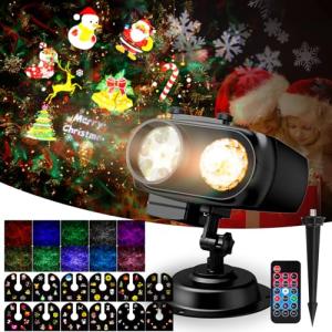 NACATIN 2-in-1 Ocean Wave LED Projection Lights