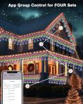33FT Smart Music Sync Christmas Icicle Lights