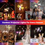 NACATIN 2-in-1 Ocean Wave LED Projection Lights