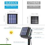 Colorful Solar Christmas String Lights with Music Sync