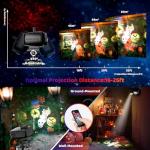 NACATIN 2-in-1 Ocean Wave LED Projection Lights
