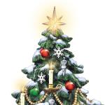 Thomas Kinkade Musical Tabletop Tree with Lights