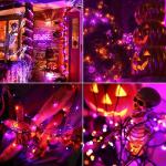 VTECHOLOGY 300 LED Orange & Purple Music Lights