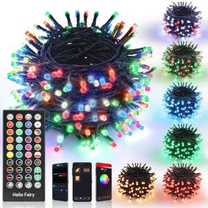 Smart Color Changing Christmas Lights, 72ft String