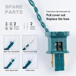 50-Count White Mini Christmas Lights for Music