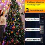 Smart Color Changing Christmas Lights, 72ft String