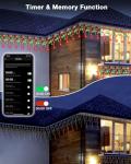 33FT Smart Music Sync Christmas Icicle Lights