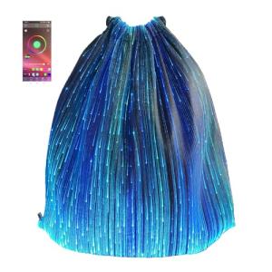 LED Fiber Optic Backpack with Music Sync Lights