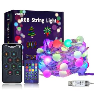 Music Sync RGB Fairy String Lights, 16.4FT