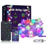 Music Sync RGB Fairy String Lights, 16.4FT