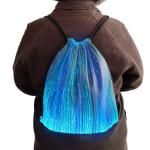 LED Fiber Optic Backpack with Music Sync Lights