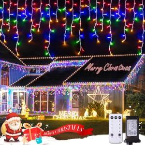 400 LED Icicle Lights with Music Sync Remote