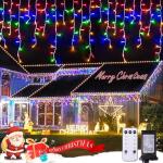 400 LED Icicle Lights with Music Sync Remote