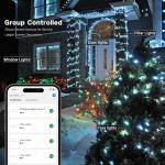 Smart Color Changing Christmas Lights, 65ft, WiFi App