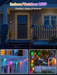 Smart RGB+IC Music Sync String Lights 76ft