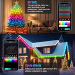 Rainbow Music Sync Fairy Lights, 66FT/20M