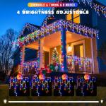 400 LED Icicle Lights with Music Sync Remote