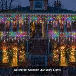 Pooqla Color Changing Icicle Lights with Remote