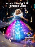 Music Syncing LED Princess Dress for Girls