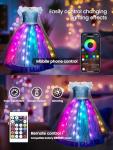 Music Syncing LED Princess Dress for Girls