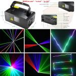 RGB Laser Party Lights with Sound Activation