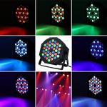LUNSY 8-Pack Sound Activated DJ Christmas Lights