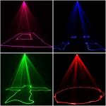 RGB Laser Party Lights with Sound Activation