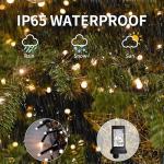 Smart Music Sync Christmas Lights, 196ft RGB String