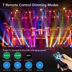 LUNSY 8-Pack Sound Activated DJ Christmas Lights