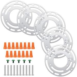 Pelopy 5 Pack Light Fixture Mounting Brackets