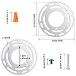 Pelopy 5 Pack Light Fixture Mounting Brackets