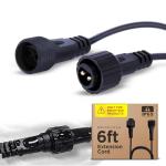 Brightech 6 Ft Waterproof Extension Cord for Lights
