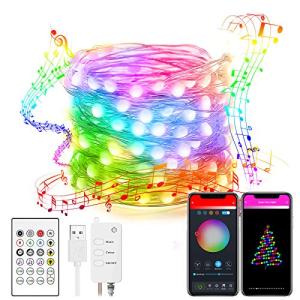 RGB Music Sync Fairy Lights with Remote Control