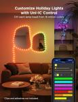 Govee 66ft RGBIC Smart Christmas Lights with Music Sync