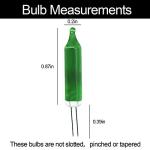 100 Mini Christmas Light Bulbs for Trees