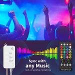 RGB Music Sync Fairy Lights with Remote Control