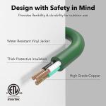 Outdoor Extension Cord Splitter for Holiday Lights