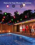 Govee 96ft Smart Outdoor Music Lights, WiFi Compatible