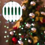 100 Mini Christmas Light Bulbs for Trees