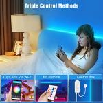 Smart RGBWW LED Strip Lights with Music Sync