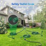25 FT Outdoor Christmas Lights Extension Cord