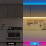 Smart RGBWW LED Strip Lights with Music Sync