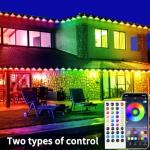 100ft RGB Music Sync Outdoor Lights with Remote