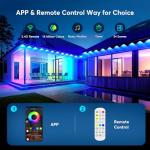 200ft Smart Outdoor Music Sync Christmas Lights
