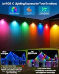 300FT RGB-IC Christmas Lights with Music Sync